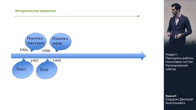 Принципы работы поисковых систем. Ранжирование сайтов: факторы и механизмы. Lecture 3 смотреть онлайн