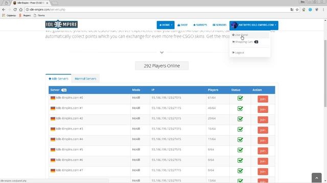 Как фармить скины или Idle Сервера Idle-Empire смотреть онлайн