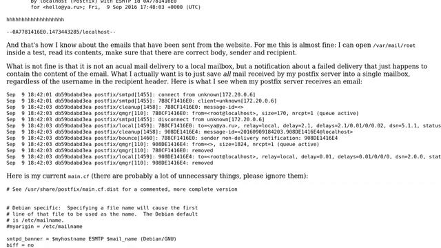 DevOps & SysAdmins: Configuring postfix to save all received mail in a file смотреть онлайн