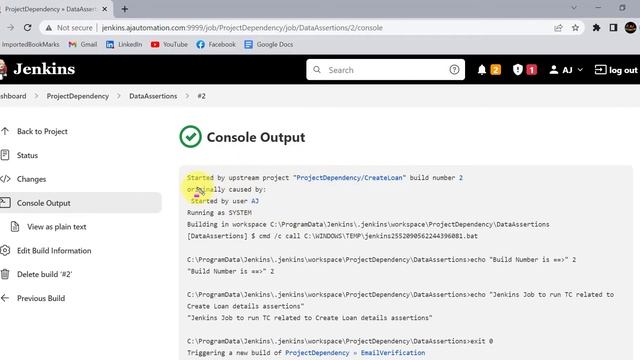 How to create dependency between two Jenkins Jobs| Trigger Jenkins Job when other Projects are buil смотреть онлайн