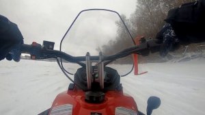 Снегоход СТЕЛС КАПИТАН - Тест драйв в горах самого доступного снегохода.