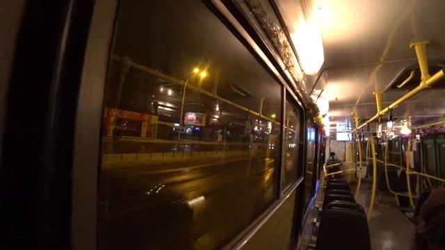 Еду в троллейбусе Лиаз-5280 в Новый год по маршруту №3а смотреть онлайн