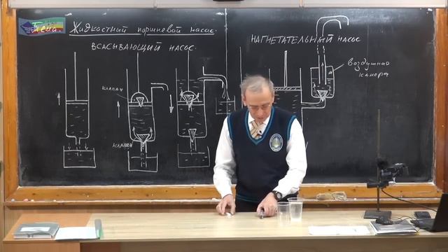 Урок 59 (осн). Жидкостный поршневой насос смотреть онлайн