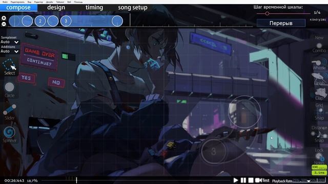 Маппинг в osu! с объяснением всего что делаю. Часть #2 (Начало маппинга) смотреть онлайн