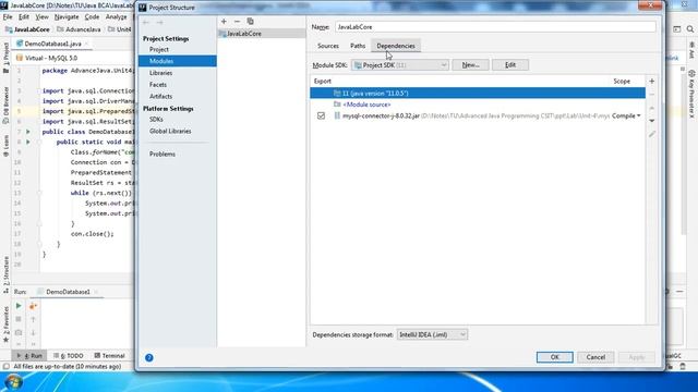 IntelliJ IDEA: Add MySQL JAR file to Java Project смотреть онлайн