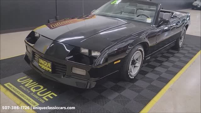 1989 Chevrolet Camaro RS Convertible смотреть онлайн