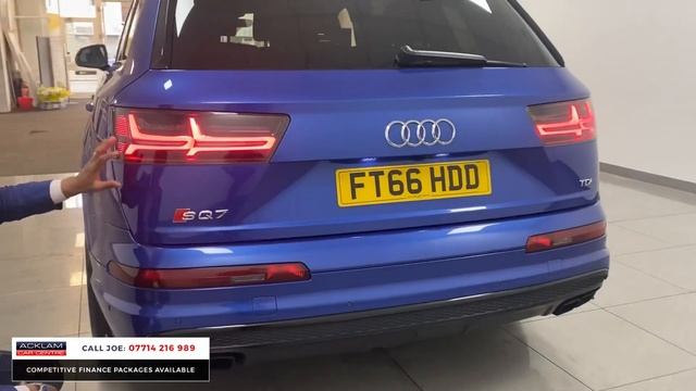 2017 Audi SQ7 4.0TDI V8 Quattro смотреть онлайн