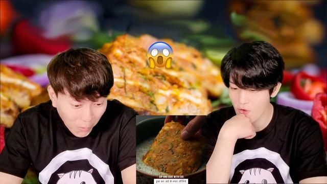 Koreans React to Indian Style French Toast | Masala French Toast смотреть онлайн