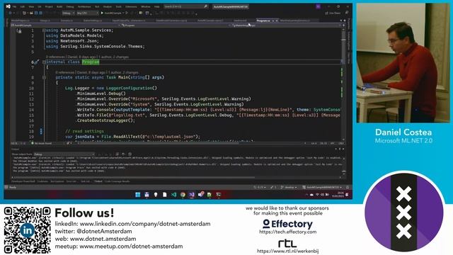dotnet.amsterdam: Daniel Costea - What's new in ML.NET 2 0 смотреть онлайн