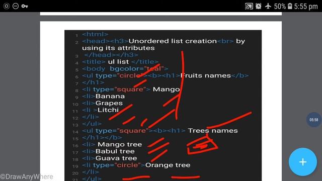 Attributes of unordered list & define simple ordered list смотреть онлайн