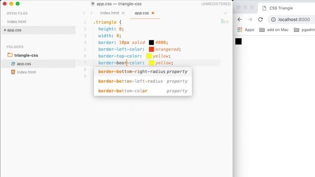 How to Build a Triangle with CSS смотреть онлайн