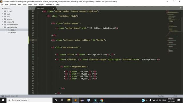 How to make collapsing navigation bar using bootstrap #11 смотреть онлайн