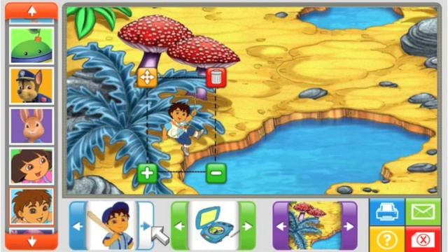 Dora The Explorer & Go Diego Go! - Sticker Pictures Book | Full Games 2014 смотреть онлайн