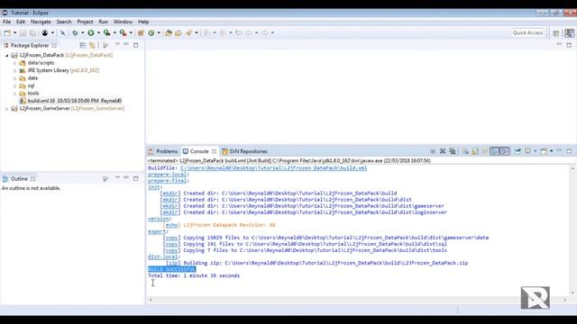 L2jFrozen 1.5 - Construir y compilar proyecto desde Eclipse смотреть онлайн