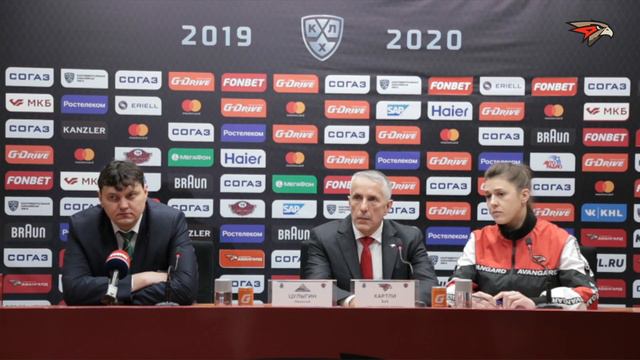 1/4 Востока, матч №2. «Авангард» - «Салават Юлаев» 2:3 ОТ. Послематчевая пресс-конференция смотреть онлайн