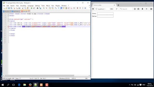 Web-2 (14) || Calculator Using Forms In PHP смотреть онлайн