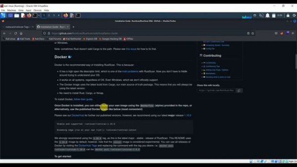 How to Install Rustscan in Kali Linux Via Docker