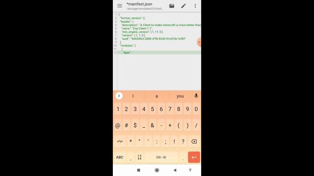 Tutorial Bikin Texture Pack Part 1 | Manifest.json
