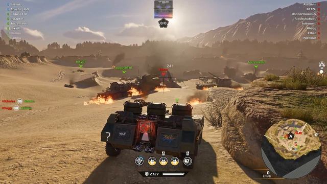 Crossout #600 ► Futuristic Post Apocalyptic APC - 3x Whirl Autocannons Build смотреть онлайн