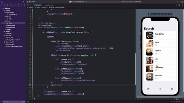 SwiftUI 3.0 Deep Links in iOS - Deep Linking App - Xcode 13 - SwiftUI Tutorials смотреть онлайн