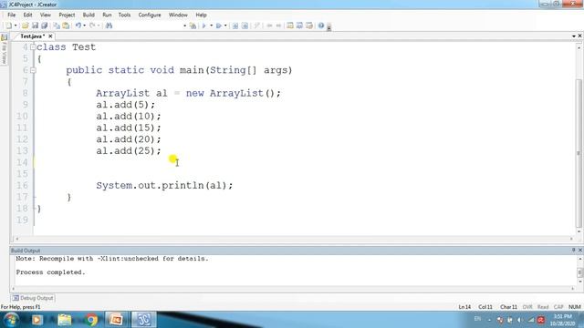 JAVA-13 : ARRAY LIST смотреть онлайн