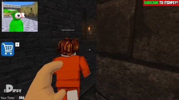 ? ESCAPE FROM BARRY'S JAIL! | Dipsy Plays Roblox Barry's Prison Run! (First Person Obby)