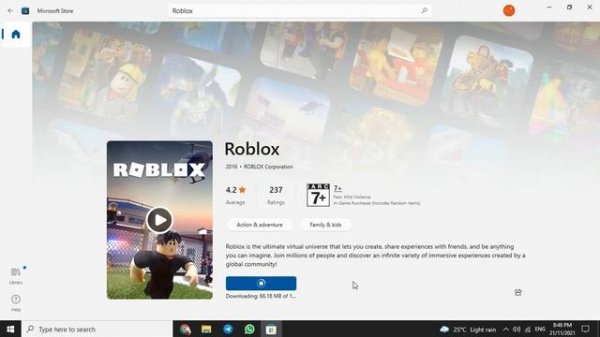 How to download Roblox on Windows 10 Microsoft Store?