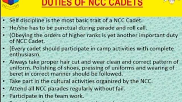 DUTIES FOR NCC #viral #indian #ncc #army #blogs #blog #armyschool смотреть онлайн