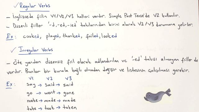 Simple Past Tense Konu Anlatımı - Ders 34 смотреть онлайн
