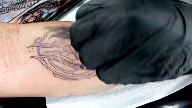 ANUBIS TATTOO TIME LAPSE/QUICK ART PROJECT/J&J TATTOO/QUICK ART смотреть онлайн
