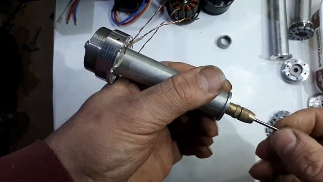 Самодельная бормашина с бесколлекторным электродвигателем. смотреть онлайн