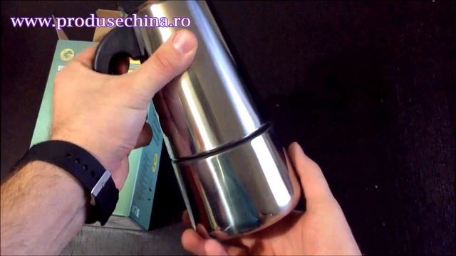 Espressor inox pentru aragaz Grunberg - 9 cesti - www.produsechina.ro смотреть онлайн