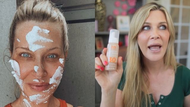 Chances are you're NOT COVERED! How to apply and REAPPLY sunscreen (even over makeup!!) смотреть онлайн