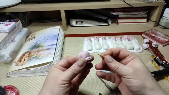 ?Ватная игрушка. ПЕЛЕНАШКА. Урок 1. Лепка головы. смотреть онлайн