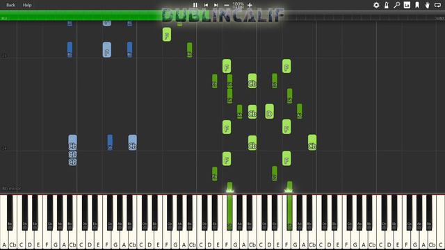 Undertale - Undyne Theme Piano Tutorial Synthesia смотреть онлайн