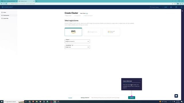 Creating a Confluent Cloud Cluster смотреть онлайн