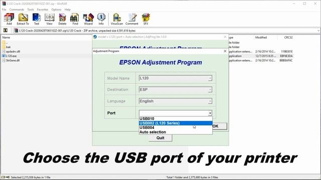How To RESET Your Epson L120/L121 Printer