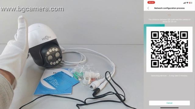 HOW TO CONNECT Hiseeu 4K 4MP+4MP Dual Lens Wifi PTZ IP Camera 8X Zoom CCTV Video Ai Human Cam Icsee