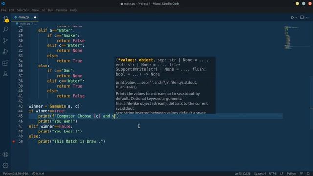 Snake Water Gun Game in Python With Sourse Code . смотреть онлайн