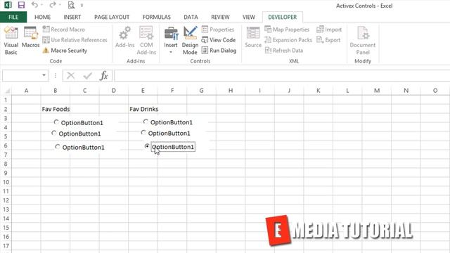 Microsoft Excel Visual Basic for Aplications VBA Tutorial 35 Option Buttons Intro What is an смотреть онлайн