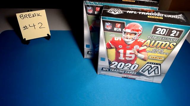 2020 Panini Mosaic Football Mega Box Break #41 & 42 смотреть онлайн