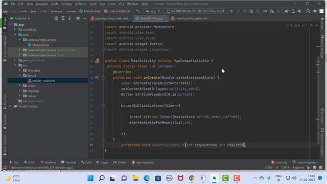 Camera in Android смотреть онлайн