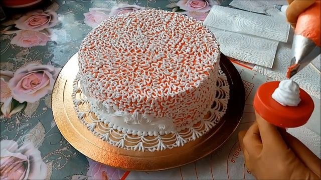 Торт на юбилей. Торт на Рубиновую свадьбу.Украшение торта. смотреть онлайн