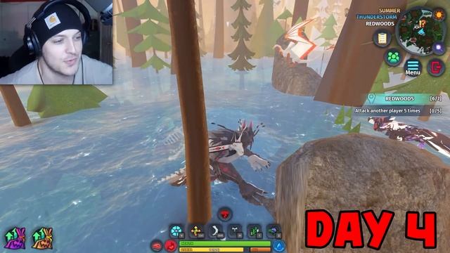 I Survived 20 Days as a WEREWOLF in Creatures of Sonaria смотреть онлайн