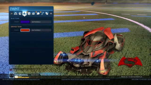 BATMOBILE Rocket League Gameplay (Batman v Superman: Dawn of Justice Car Pack) Part 1 HD смотреть онлайн