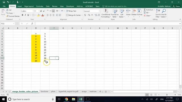 Excel: Highlight, Autofit, Merge Cells, Borders, Fill Color, Insert Picture смотреть онлайн