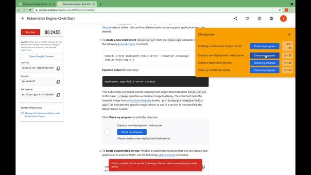 Qwiklabs - Kubernetes Engine: Qwik Start [GSP100] #30daysOfGoogleCloud смотреть онлайн