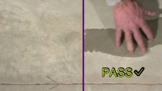 Проверка качества бетонного пола