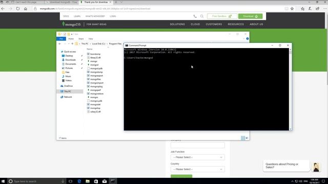 Mongo & NoSql 2: Установка Mongo Db на Windows