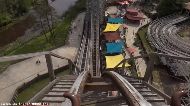 El Toro (On-Ride) Six Flags Great Adventure смотреть онлайн